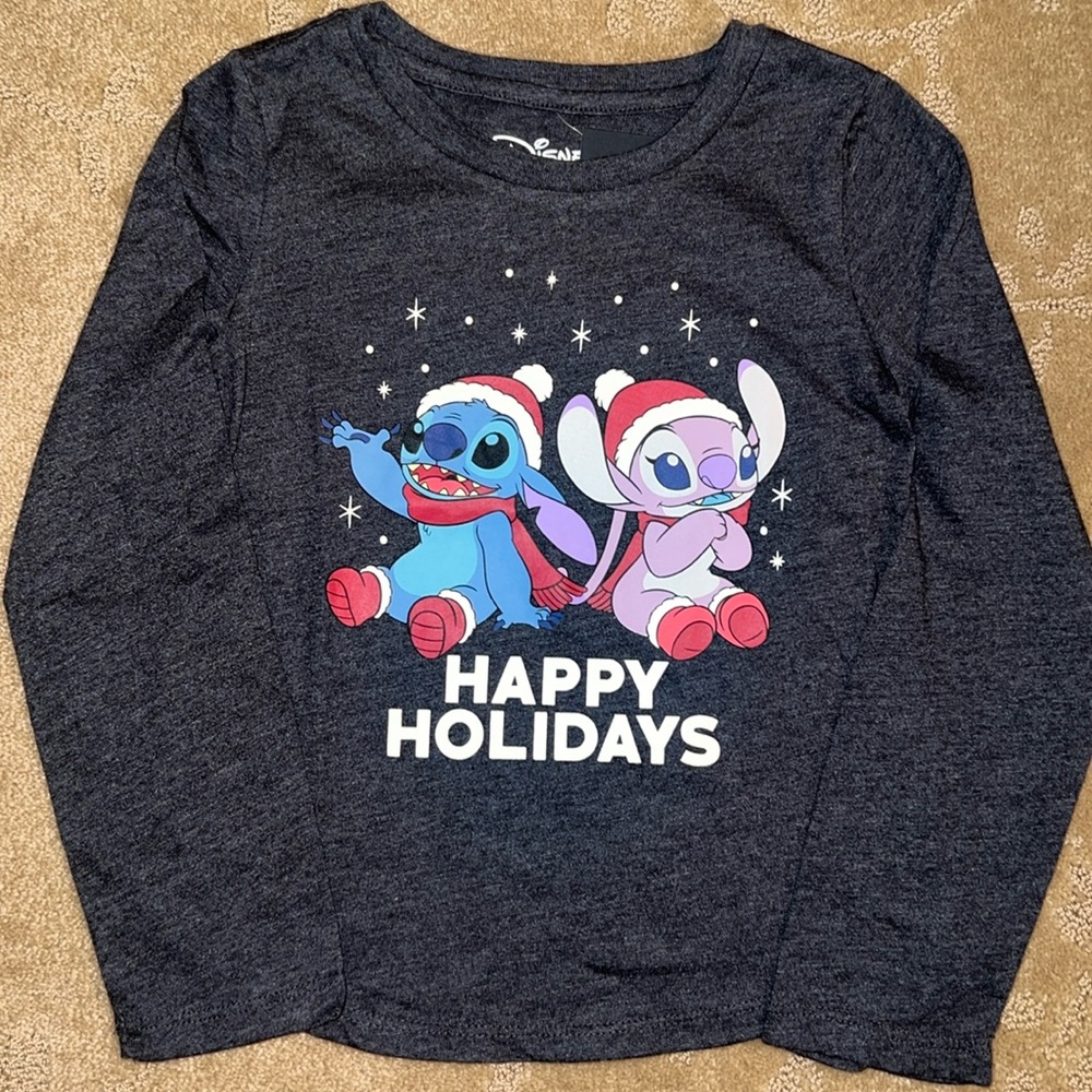 NWT Disney’s Lilo & Stitch Holiday T-Shirt, XS (4/5)